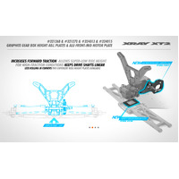 XT2 GRAPHITE GEAR BOX HEIGHT ADJUSTMENT PLATE - XY321270