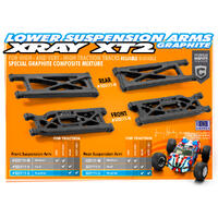 XRAY XT2 COMPOSITE SUSPENSION ARM - XY322111-G