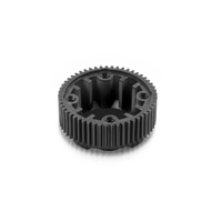 COMPOSITE GEAR DIFFERENTIAL CASE WITH PULLEY 53T - LCG - GRAPHITE