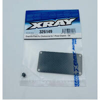 XRAY GRAPHITE PLATE FOR ELECTRONICS FOR 1-PIECE CHASSIS - SET