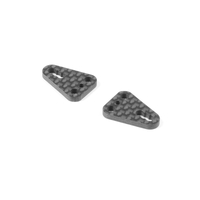 XRAY X1'20 GRAPHITE POD LINK PLATE 2.5MM (2) - XY371185