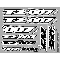 XRAY T2007 STICKER FOR BODY - - XY397322