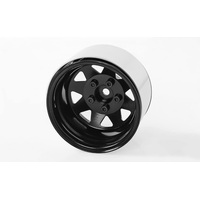 RC4WD 5 Lug Deep Dish Wagon 1.9" Steel Stamped Beadlock Wheels (Black)