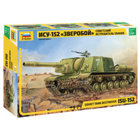 Zvezda 1/35 ISU-152 Soviet Self-propelled Gun Plastic Model Kit