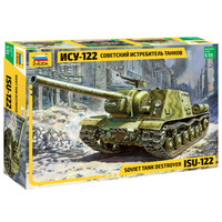 Zvezda 1/35 ISU-122 Plastic Model Kit