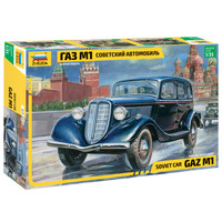 Zvezda 1/35 GAZ M1 Soviet Car Plastic Model Kit