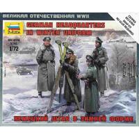 Zvezda 1/72 German HQ Winter Plastic Model Kit