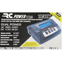 IM RC 80W AC 7AMP BALANCE CHARGER - LIPO - LIFE - NICD -NIMH - PB - iM011