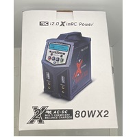 IM RC DUAL CHARGER 2X80W AC/DC 7AMP BALANCE CHARGER - LIPO - LIFE - NICD -NIMH - PB - iM014